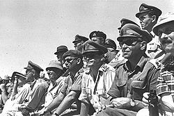 אלוף דן אבן, מפקד חטיבת אלכסנדרוני ו"מבצע שוטר", וקציניו אלוף דן אבן, מפקד חטיבת אלכסנדרוני ו"מבצע שוטר", וקציניו
